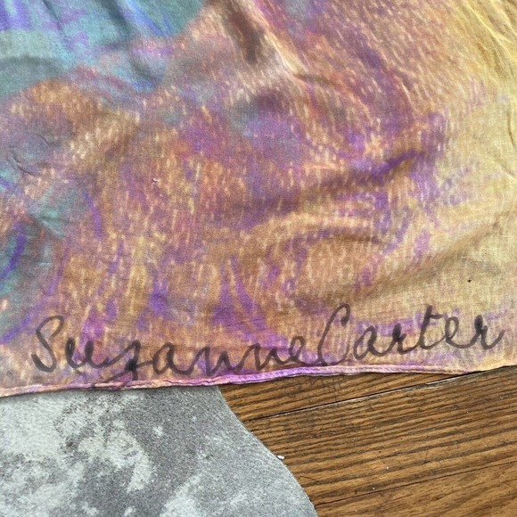 The Artists Label Susanne Carter Scarf Rectangle Lightweight Ladies Bird Print - Picture 6 of 10